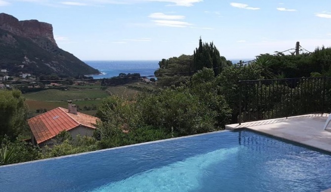 piscine vue sur le cap canaille