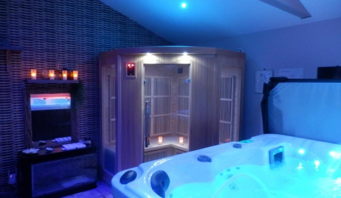 Suite luxe avec sauna et jacuzzi privée