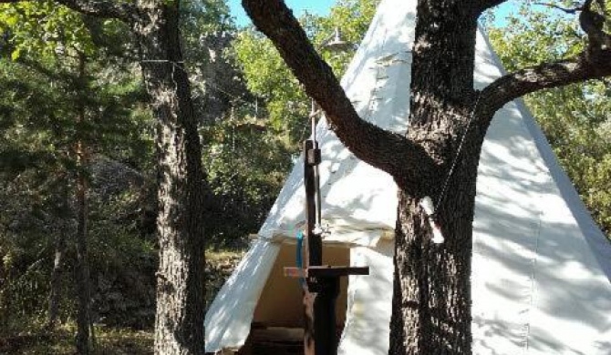 Tipi écologique au paradis